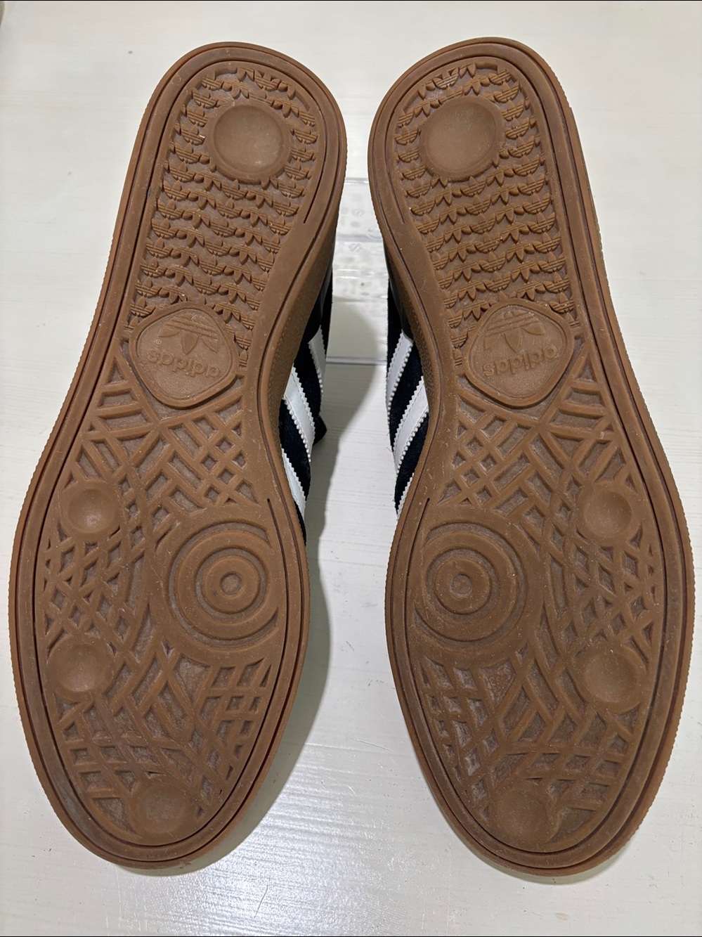adidas Black White Gum Classic Samba Sneakers - Picture 7 of 8
